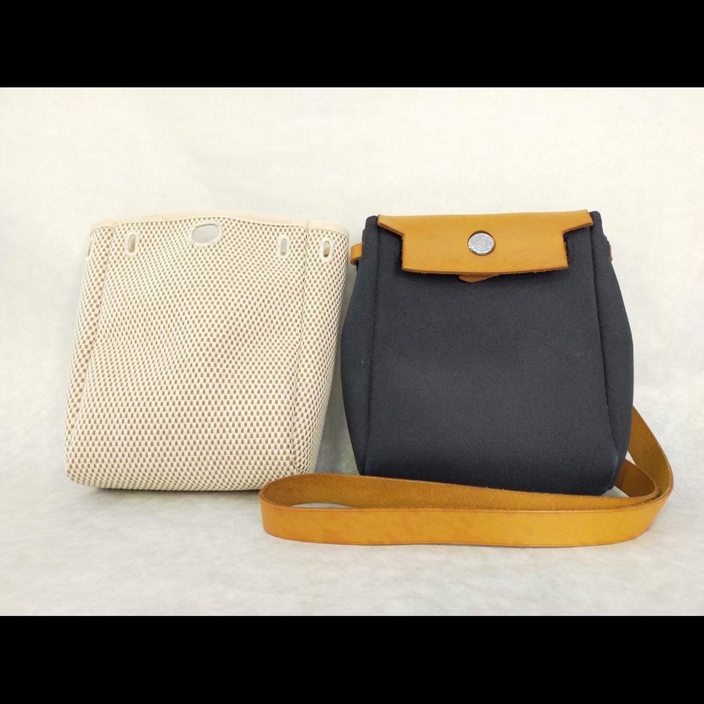 Sold!HERMES Herbag TPM mini shoulder pochette